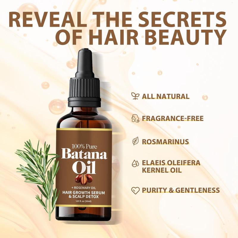 Batana Hair Care Oil, 1 Box 2 Boxes Nourishing & Moisturizing Hair Essential Oil for Dry & Damaged Hair, Organic Hair Care Product for Women & Men, Christmas Gift