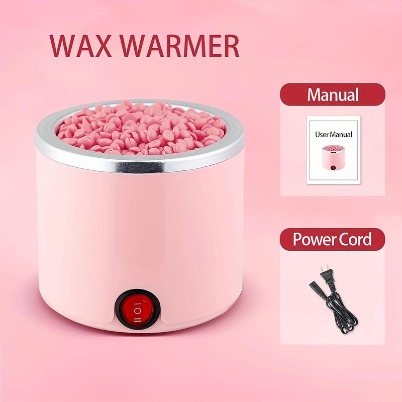 Waxing Brazilian Kit, 1 Set Wax Warmer Kit, Waxing Kit for Women, Wax Warmer for Hair Removal, At Home Permanent Hair Removal Kit for Face, Body, Bikini