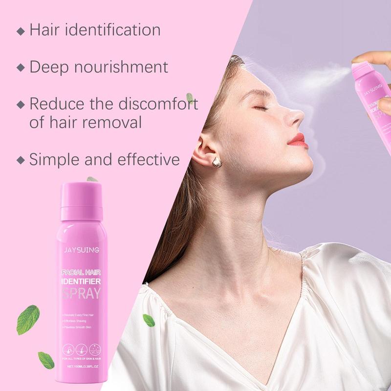 Hair Identifier Spray, 1 Count Skin Body Hair Identifying Spray for Dermaplaning, Nourish The Skin, Women Dermaplaning Tool for Face