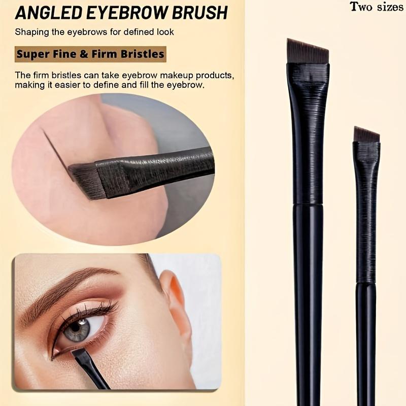 Professional Eyeliner & Eyebrow Brush Set, 6 Counts set Multifunctional Makeup Brush with Soft Bristles, Makeup Tool for Women