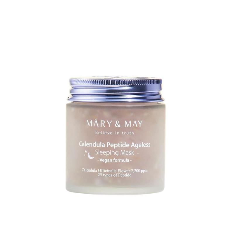 Mary & May - Calendula Peptide Ageless Sleeping Mask (110g) Skincare Hydrate Hydrating