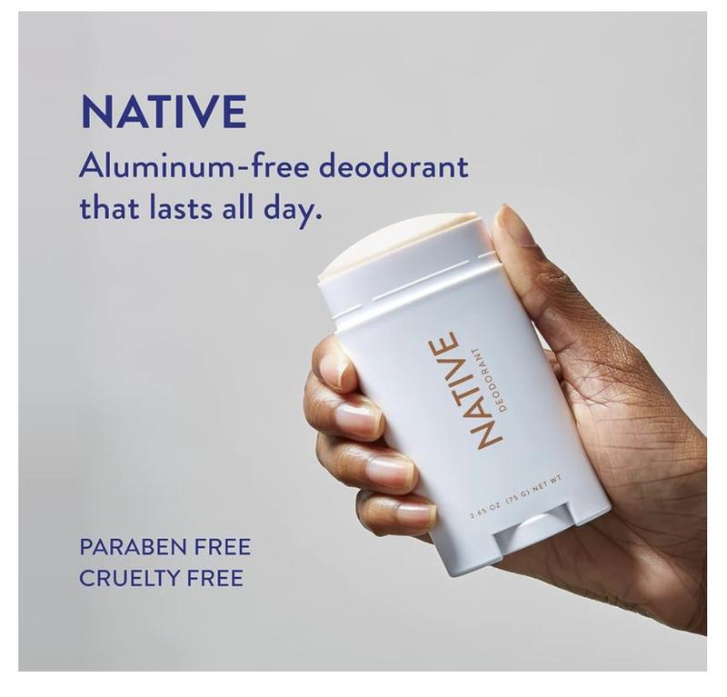 Native Deodorant Contains Naturally Derived Ingredients, 72 Hour Odor Control | Deodorant for Women and Men, Aluminum Free with Baking Soda, Coconut Oil and Shea Butter | Coconut & Vanilla