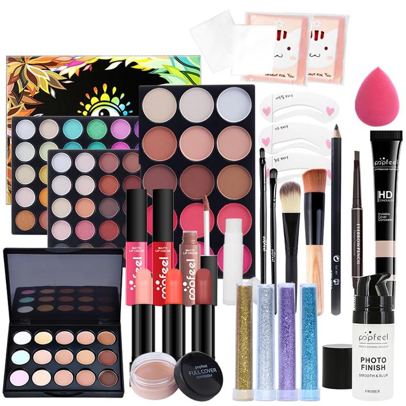 Makeup Kit All In One Makeup Kit,Multipurpose Makeup Set Full Makeup Essential Starter Kit for Beginners Pros Makeup Gift Set for girl or Women