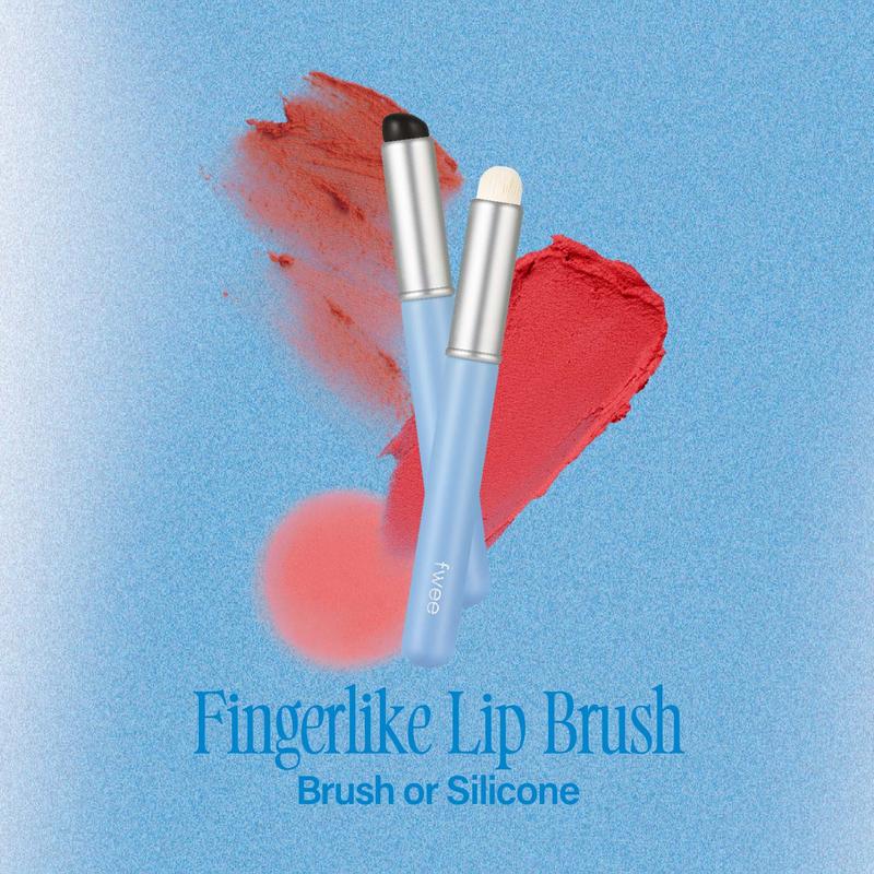 fwee Fingerlike Lip Brush (Silicone) | Silicone tip, Directly transfers product onto lips | portable and easy to clean