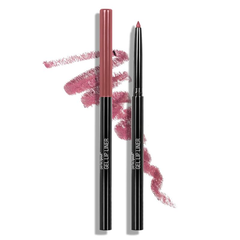 Perfect Pout Matte Gel Lip Liner. Retractable, Long-Lasting. Rich, Creamy. Vegan & Cruelty-Free. Purple Lay Down the Mauves. Ideal for Lips.