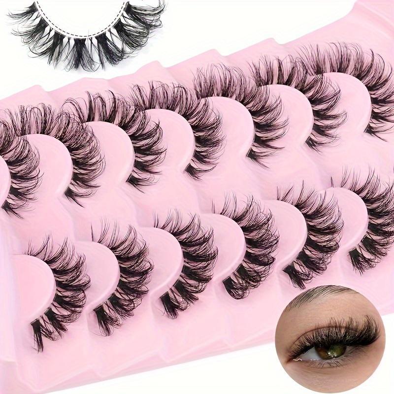 Natural False Eyelashes, Soft & Lightweight Wispy Faux Cluster Lashes, Volumized False Eyelashes, Cosmetic Lash Clusters, Eye Makeup Enhancement, Christmas Gift