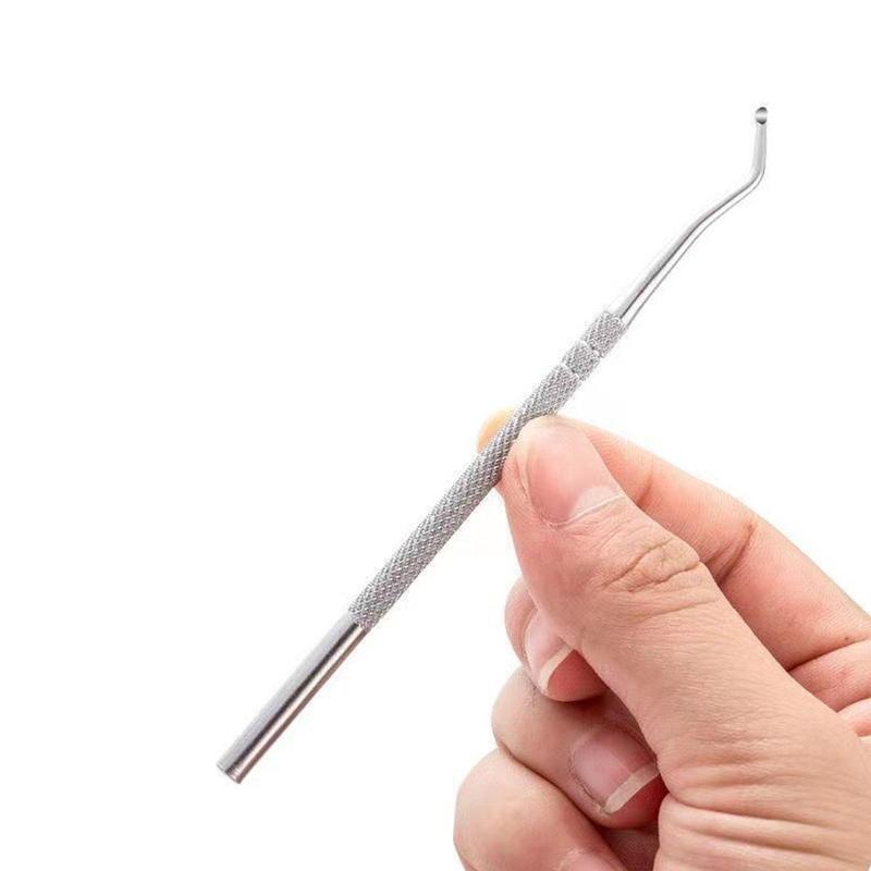 Double Head Nail Cuticle Trimmer Stick, Nail Care Pusher with Curved Design, Nails Dead Skin Remover for Daily Cleaning