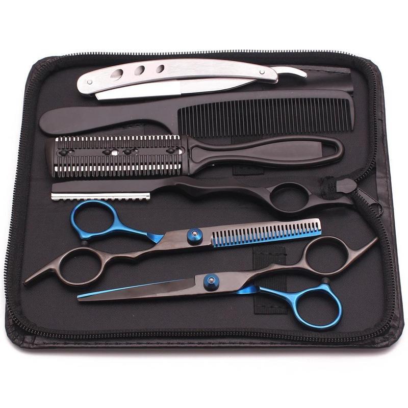 Hair Cutting Tool Set, Hairdressing Scissors &Hiar Trimmers & Hair Brushes, Salon BeautyTools, Professional HaircutShears, Barber Equipment, Barber Supplies.Haircare Products