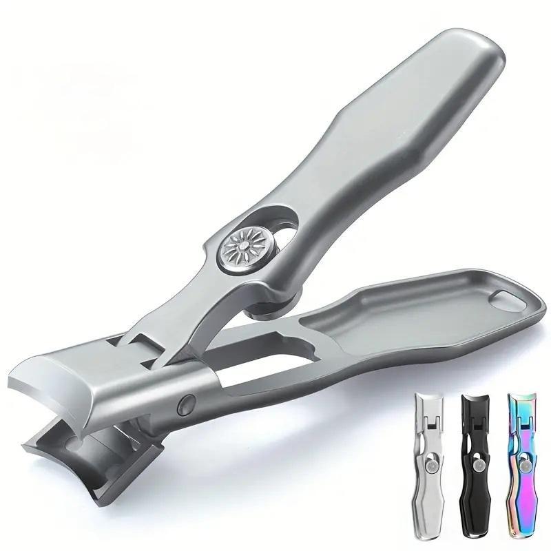 Stainless Steel Nail Clipper, Professional Heavy Duty Toenail Clippers & Nano Class Nail File, Nail Cutters, Manicure Pedicure Care Tool, Summer Gifts, Christmas Gift