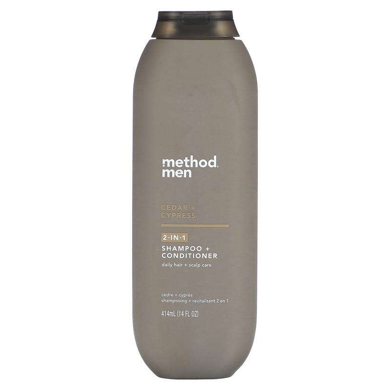 Method Men, 2-In-1 Shampoo + Conditioner, Cedar + Cypress, 14 fl oz (414 ml)