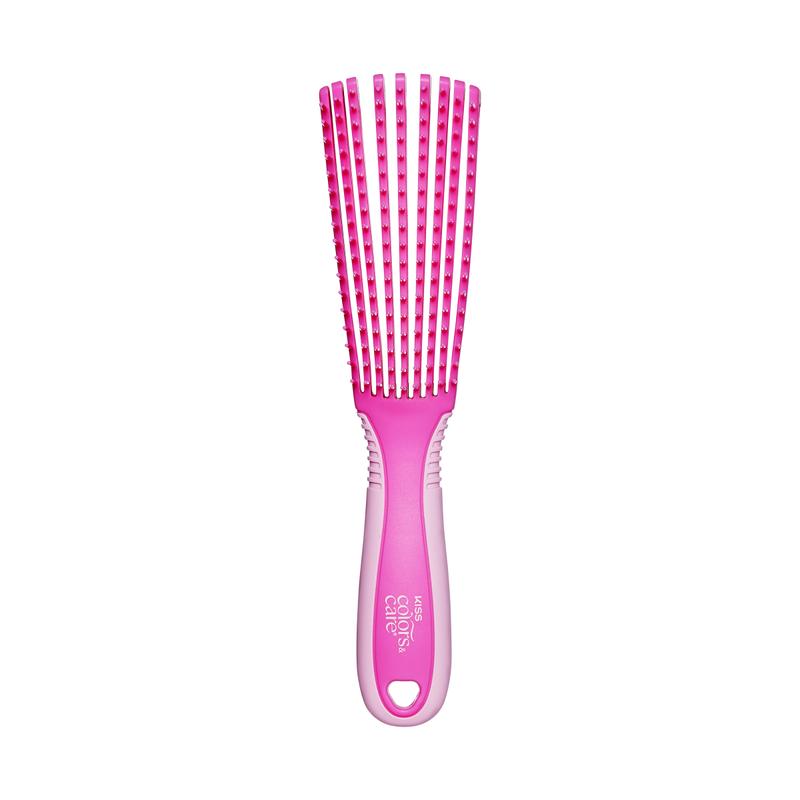 KISS Colors & Care Glide & Define Non-Slip Detangling Brush