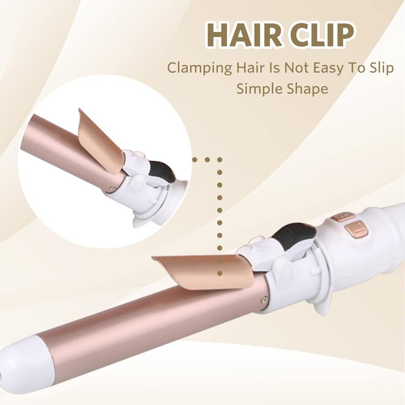 AILIYZ B1 Rotating Curling Iron Automatic curling iron - Starlight white t3  curling iron curling  iron