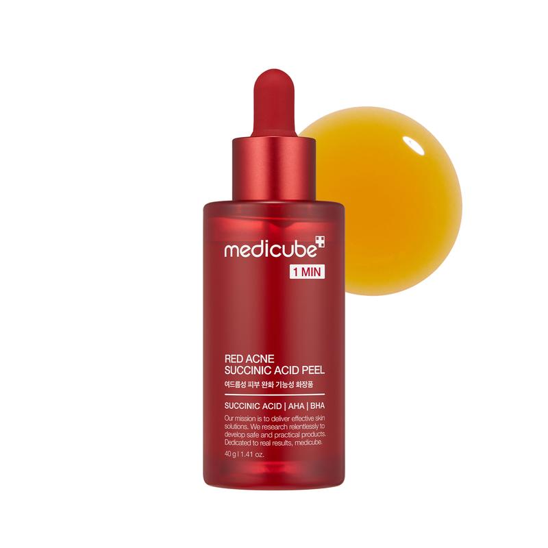 [Medicube Official] 21% Acid Wash-off Exfoliant (AHA+BHA+Succinic Acid), Wash-off Resurfacing Serum, Best for bumpy, breakout-prone skin, Korean Skincare (1.41fl.oz.)