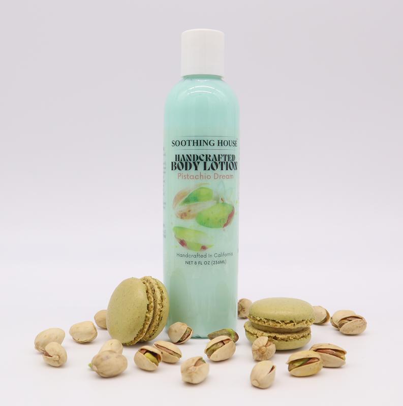 Handcrafted Pistachio Dream Body Lotion for Hydrating, Moisturizing, and Glowing Skin Body Care Moisturize Daily Fragrance Radiance