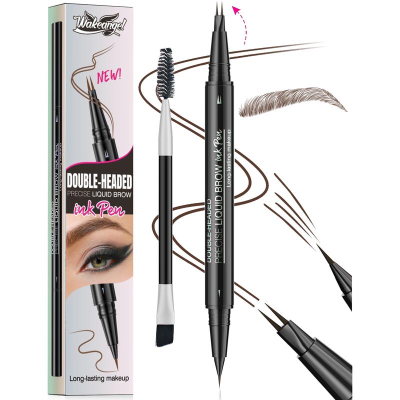 Eyebrow Pencil Magical 2-in-1 Dual-Ended Eye Brow Pencils for Women with Fork-Tip & Precise Brush-Tip Create Natural Hair-Like Brows, Last All-Day