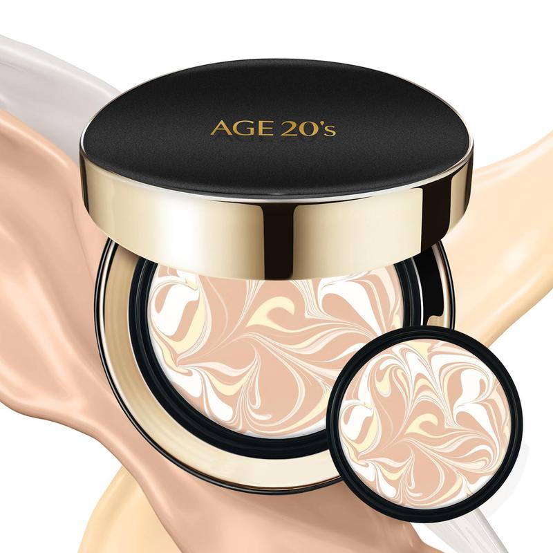 AGE 20's Signature Intense Sunscreen SPF 50+ Foundation Concealer Makeup Moisture Hydrating Hyaluronic Blend Coverage Daily Flawless