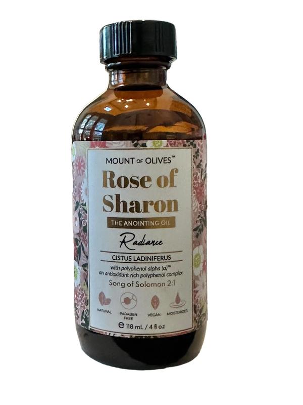 Mount of Olives Rose of Sharon Anointing Oil With Cosmeceuticals Derived from Biblical Botanicals