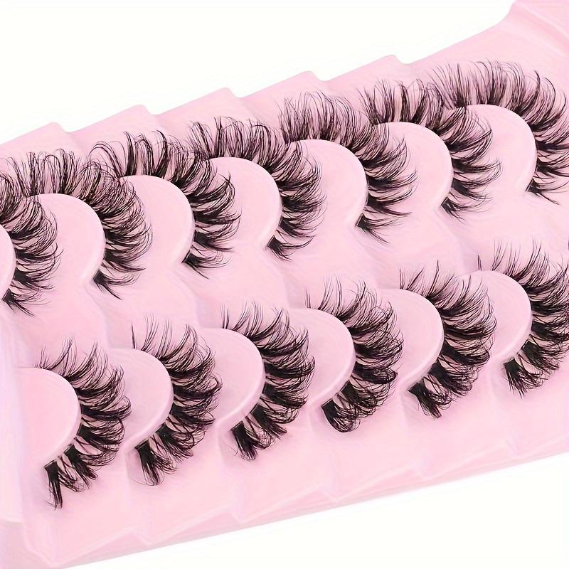 Natural False Eyelashes, Soft & Lightweight Wispy Faux Cluster Lashes, Volumized False Eyelashes, Cosmetic Lash Clusters, Eye Makeup Enhancement, Christmas Gift