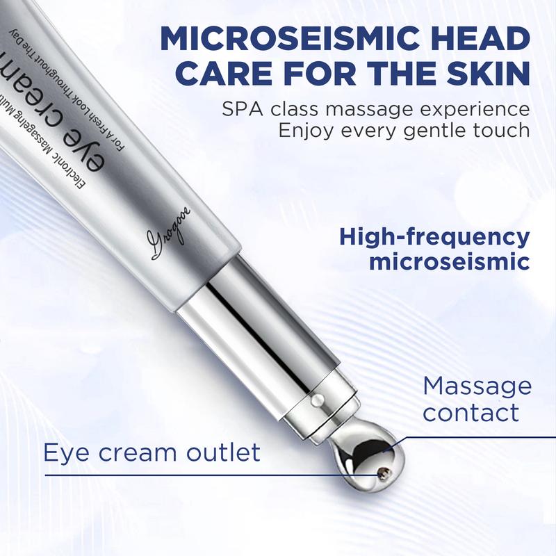 Massaging Eye Cream | Multi-Peptide Firming And Electronic Massager Improve Eye Wrinkles Comfort Skin Skincare Multipeptide Eye Cream Hydrating