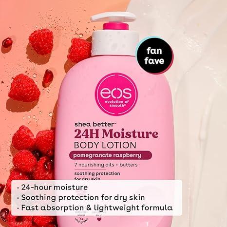 NEW SALE!!eos Shea Better Body Lotion, 24-Hour Moisture Skin Care, Lightweight & Non-Greasy, Made with Natural Shea, Vegan, 16 fl oz