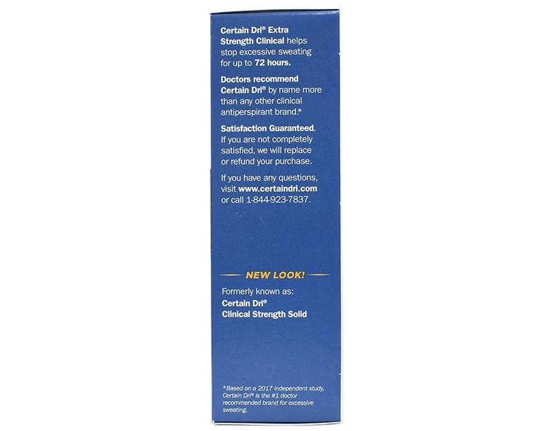 Certain Dri Antiperspirant Solid for Excessive Perspiration-1.7 oz