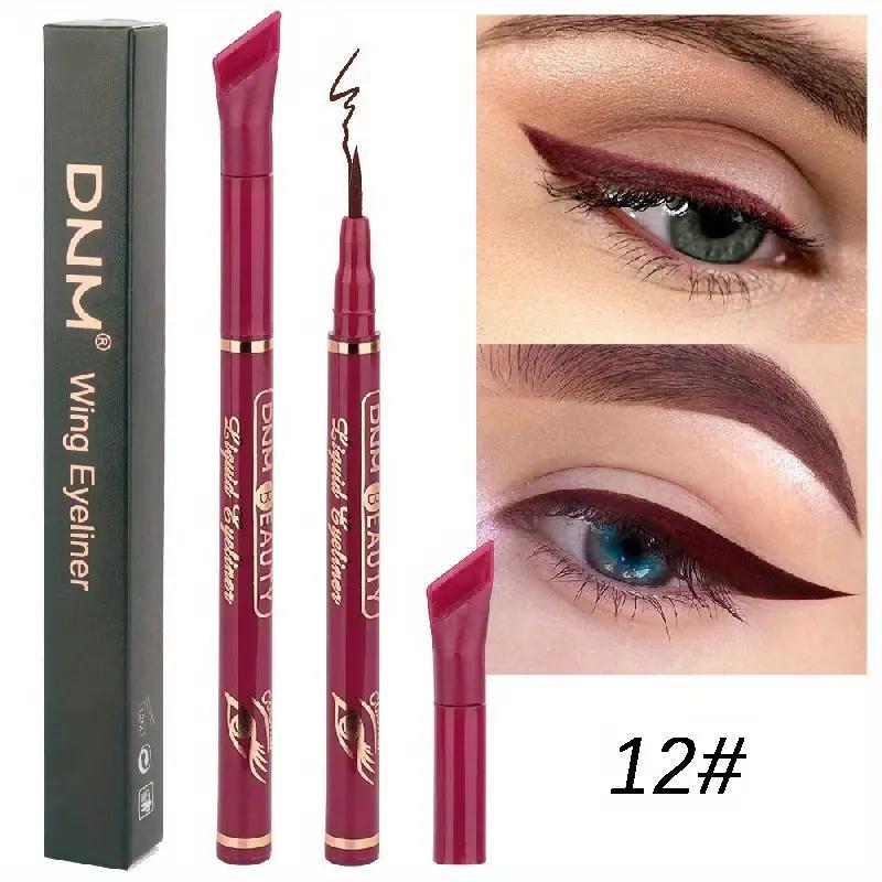 Smudge-proof Matte Eyeliner Pencil, 1 Count Quick Drying Eyeliner Pen with Precise Flexible Tip & Comfortable Grip, Professional Daily Makeup Accessories