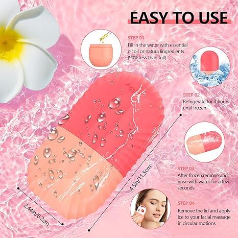 Portable Face Slimming and massage tool to close the skin -  Comfort Moisturizing Moisturizer Calming Day Pack Lightweight Face Lift Facial Gift Ice Facial