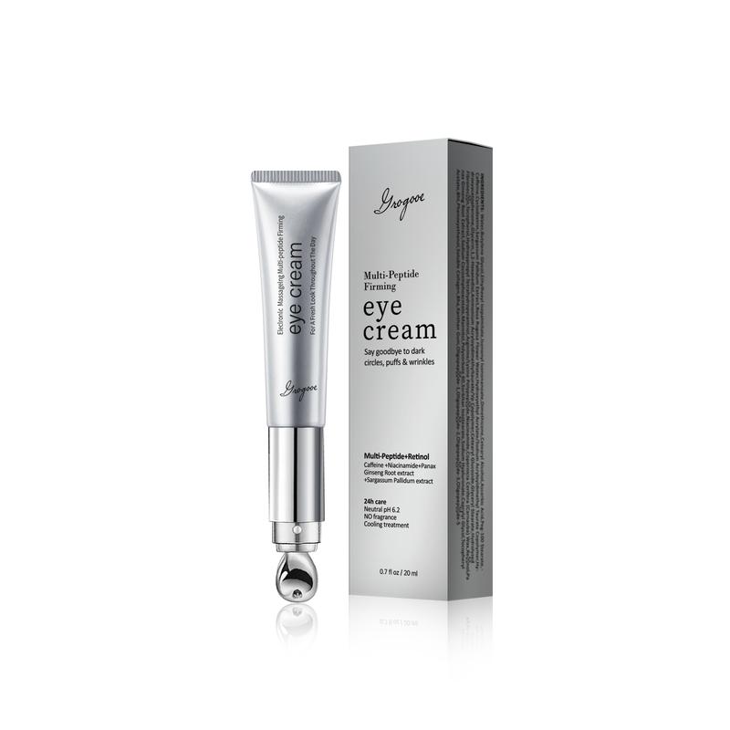 Massaging Eye Cream | Multi-Peptide Firming And Electronic Massager Improve Eye Wrinkles Comfort Skin Skincare Multipeptide Eye Cream Hydrating