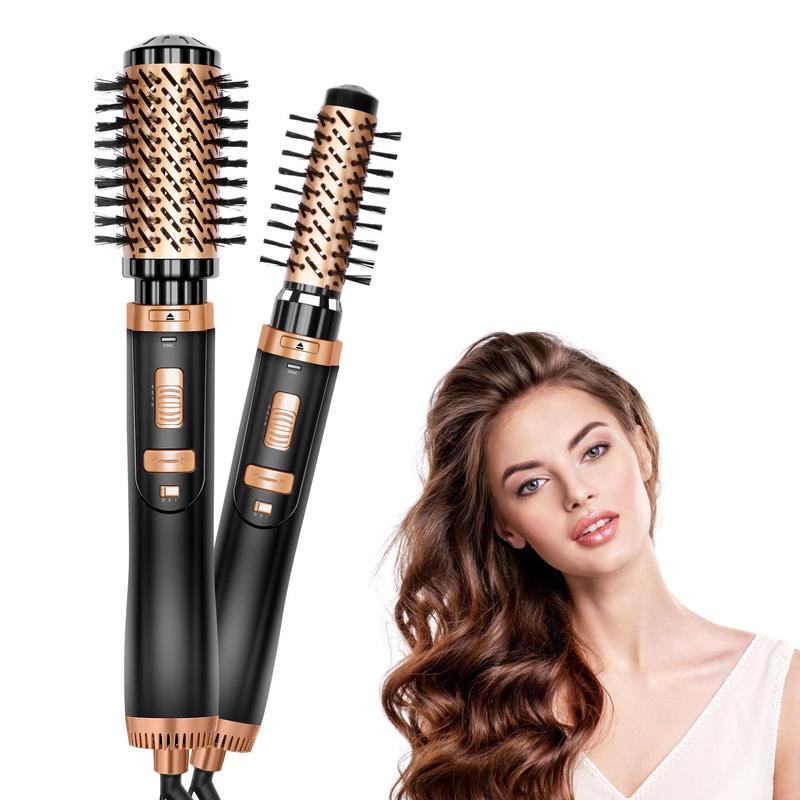 Double-ended Automatic Rotating Hair Dryer Brush, Professional Hair Styling Comb with 3 Speed Modes, Hair Styling Tool for Home & Salon Use, Gift For Halloween & Christmas & Fall, Straighteners, Winter Gift