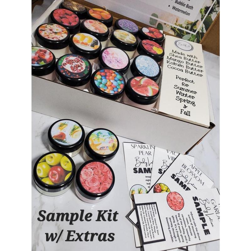 Sample Lotion Kit 16 Assorted Mini Travel Size Lotions