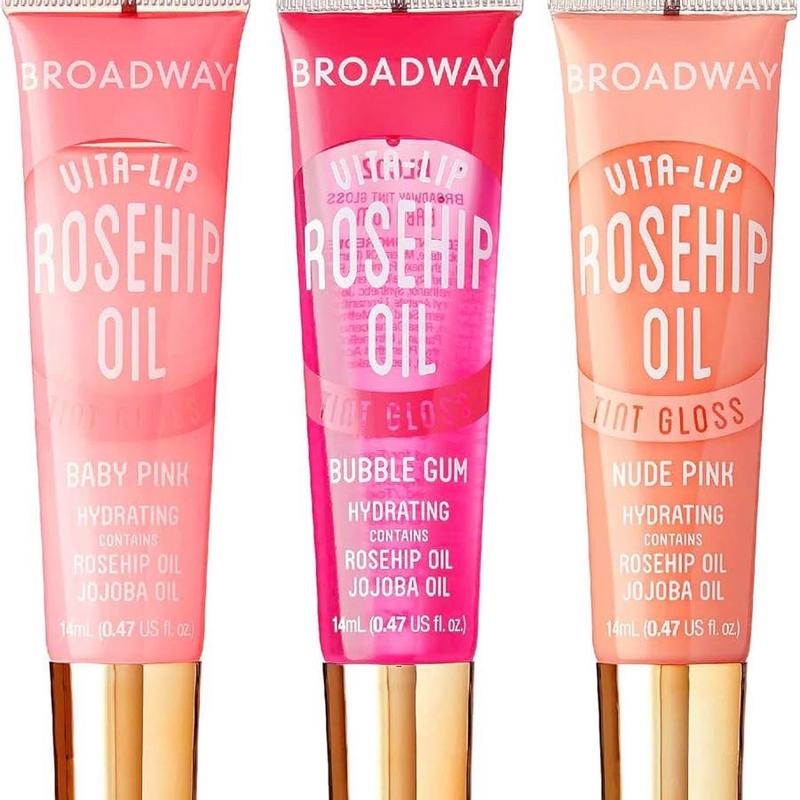 Ruby Kisses Broadway Vita-Lip Moisturizing, Soothing, & Super Shiny Tinted Lip Gloss