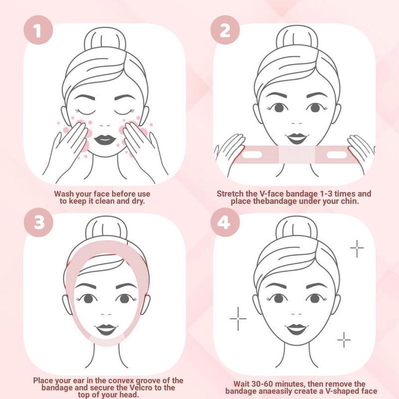 Beauty & Personal Care Product, Skincare Tools, V Line Lifting Mask with Chin Strap for Double , Face Skincare Lifting Belt for Women 03