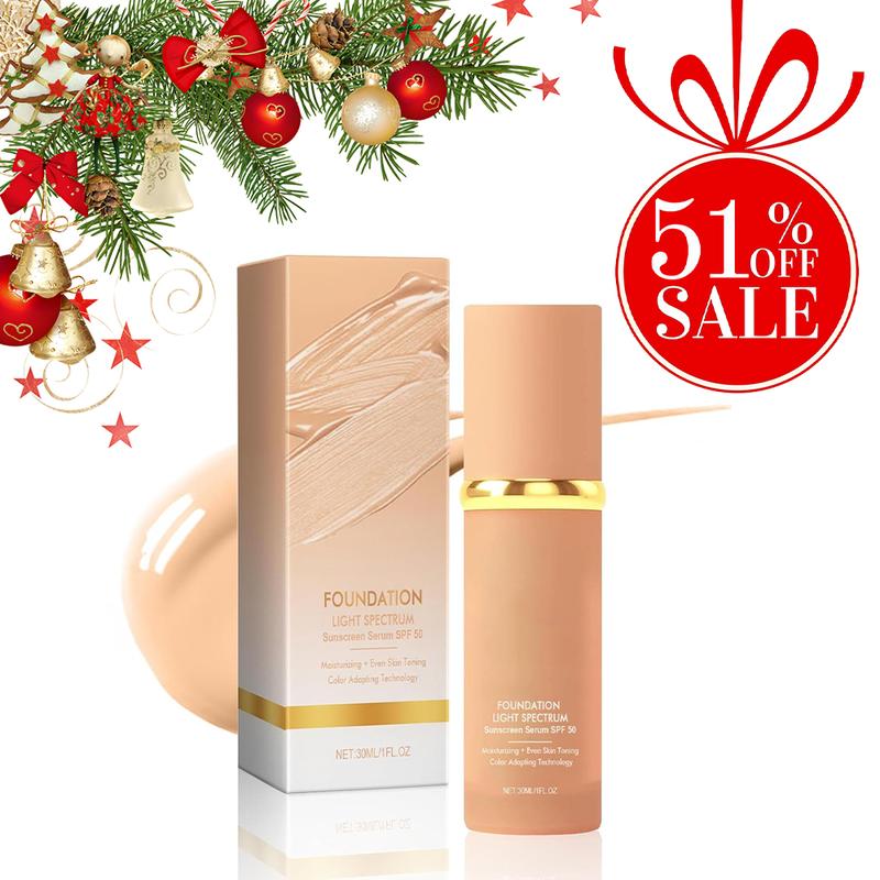 BLACK FRIDAY SALE Biomimic Foundation 4 in 1 - Medium Spectrum, Liquid Foundation for Flawless, Natural Looking Finish Waterproof SPF 50+ (30ML)​