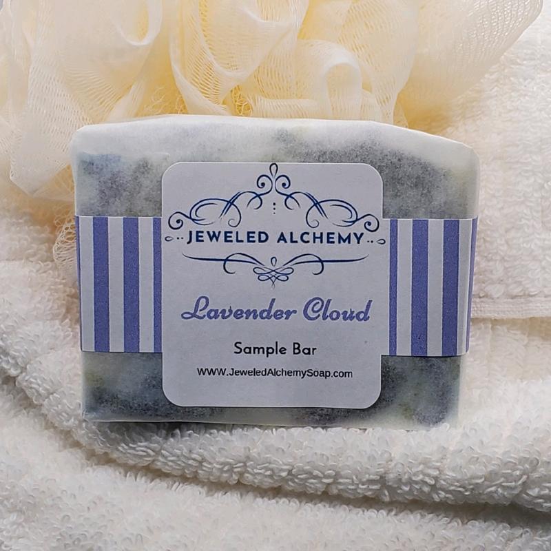 Lavender Cloud Artisan Soap - Relaxing Aroma with Lemon, Bergamot, Lavender, Chamomile, and Musk