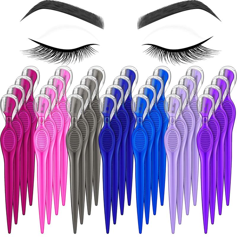 28 Pieces Eyebrow Razor Eyebrow Knife Eyebrows Shaper Trimmer Shaver Facial Razor Tool Christmas Valentine's Day Giving