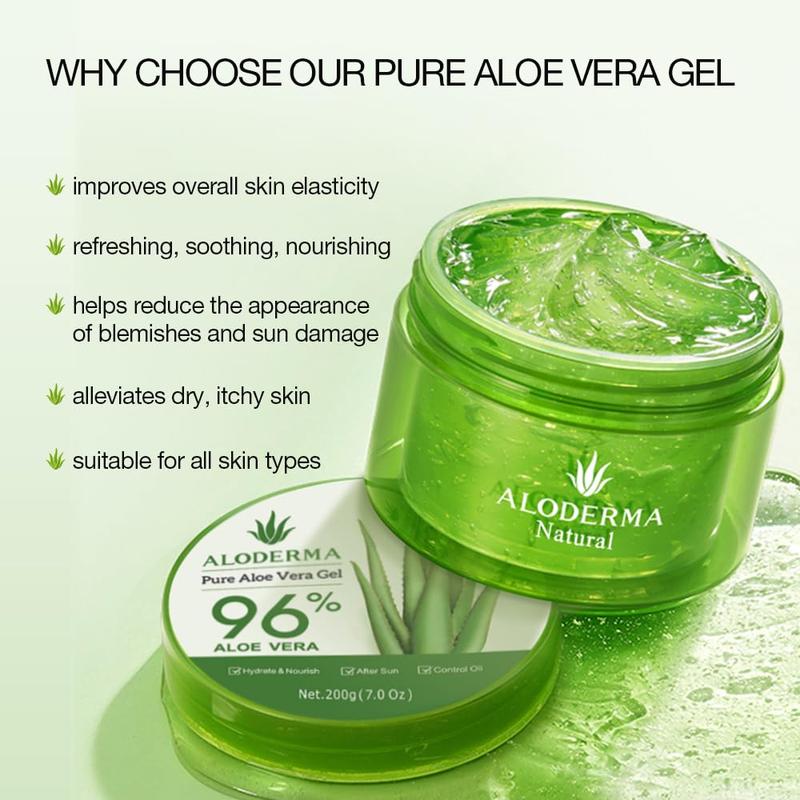 Organic Aloe Vera Gel for Face & Body, Made within 12 Hours of Harvest, 99% Pure Aloe Vera Gel for Skin, Scalp, & Hair, Soothing Aloe Face Moisturizer, Multipurpose, Hydrating Aloe Gel, 10.56oz