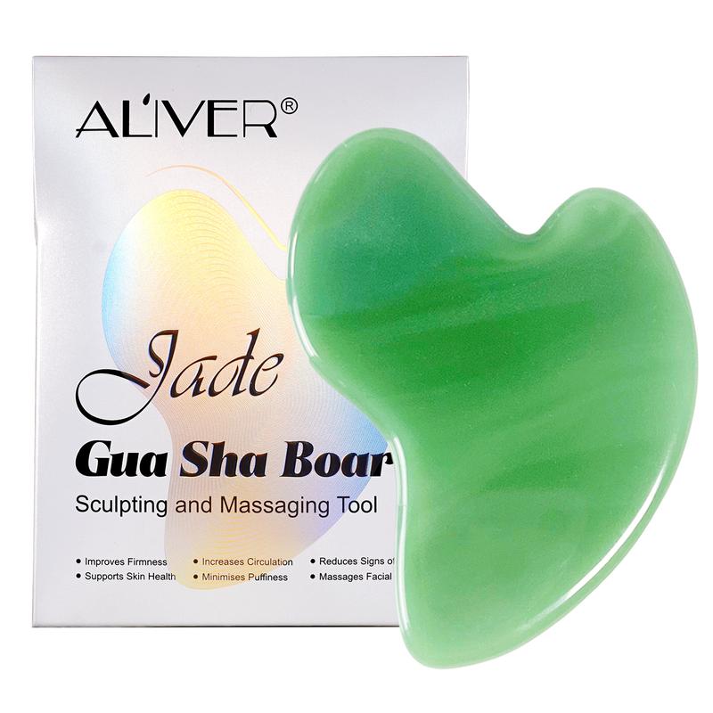 ALIVER  Castor Oil with Gua Sha Tool for Skin and Body Care (60ml)