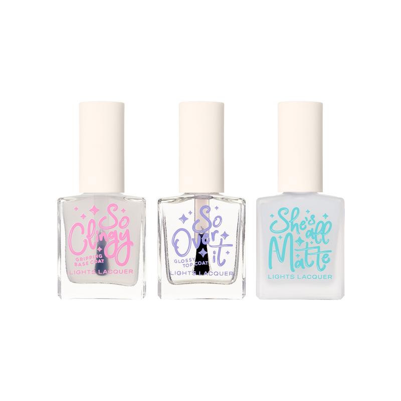 FYI Trio - So Over it, So Clingy, She's All Matte - Base & Top Coat Trio Nail Polish