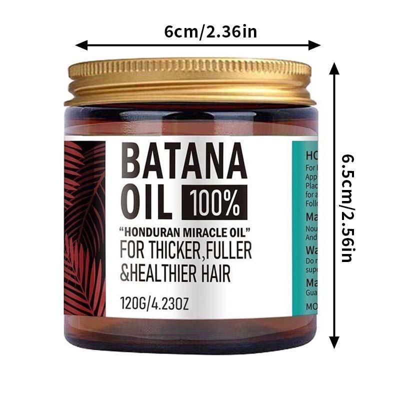 Batana Oil for Thicker Fuller Hair, Hair Strengthening Oil, Scalp Care Hair Oil, Hair Care   Product for Men & Women