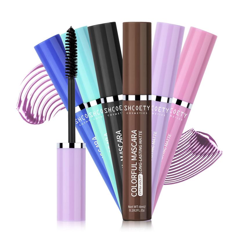 Colorful Volumizing Mascara Stick, 1 Count Long Lasting Matte Eyelash Extensions Mascara, Professional Eye Makeup Products