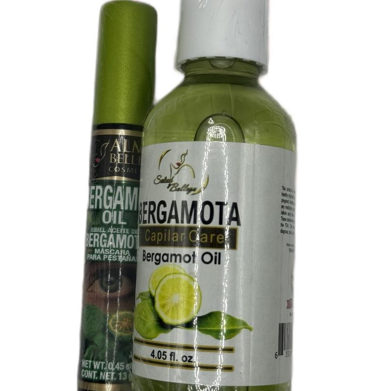 Bundle Bergamota oil with bergamota mascara Alma Belleza Cosmetic