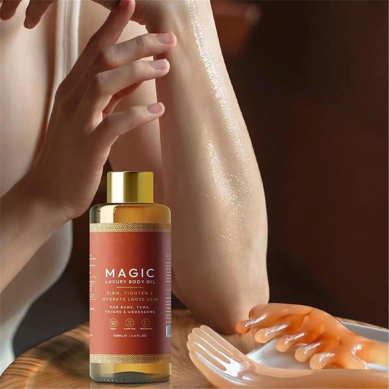 West&Month Magic Body Oil, Magic Body Firming Oil, Magic Luxury Body Oil, Magic Body Oil Plumps, Firms and Hydrates Skin，Suitable for Full Body Use