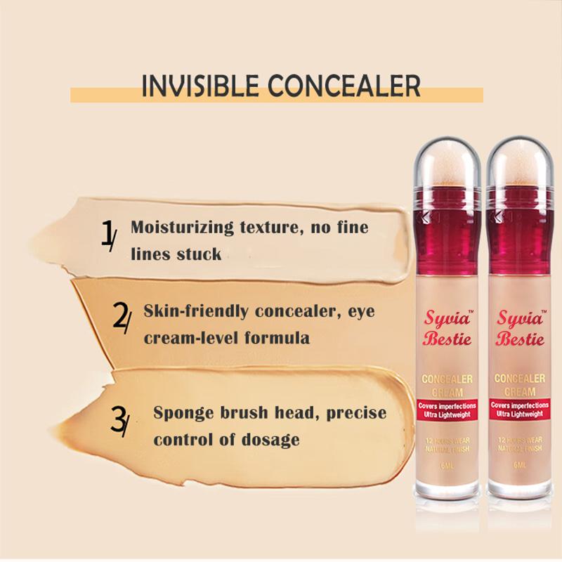 Christmas Gift 1 Set 4 Packs Instant Age Rewind Eraser Dark Circles Fordarkcircles Treament Multi-Use Affordable Concealer Contour Foundation Makeup