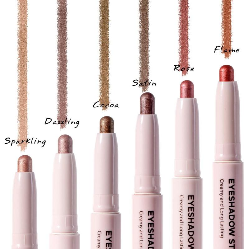 Shimmering Eye Shadow Stick, Long Lasting Glitter Eye Shadow Pen, Eye Brightening Make up Stick, High Pigmented Eye Shadow Pen