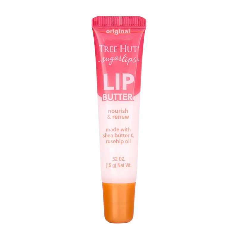 Tree Hut Sugarlips Original Lip Butter | Lock in Moisture & Nourish Skin for Full, Hydrated Lips | Holiday Stocking Stuffer | 0.52 Fl Oz. Tree Hut