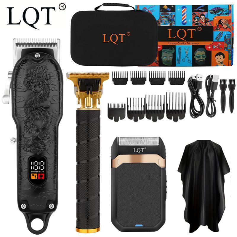 Rechargeable Hair Clipper Kit, 1 Set Electric Hair Trimmer Kit, Professional Hair Clipper Set, Hair Cutting Machines, Hair Trimmer for Men & Barber & Stylist, Barber Clippers, Barber Kit