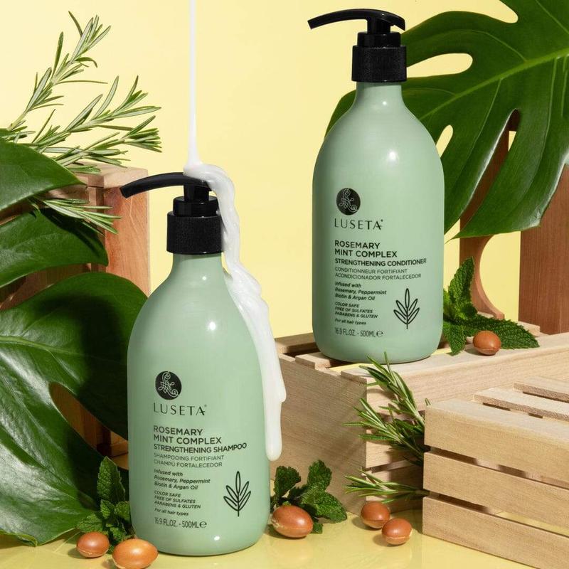 Luseta Rosemary Mint Complex Shampoo & Conditioner Sulfate Free Paraben Free Hair Loss Regrowth Natural Ingredients