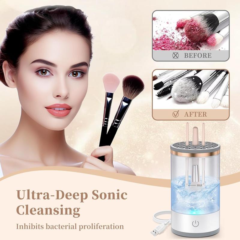 Electric Makeup Brush Cleaner, Makeup Cleaning Tool, Suitable for Travel and Home Use, Ideal for Makeup Enthusiasts and Professionals, Christmas, Christmas Gift