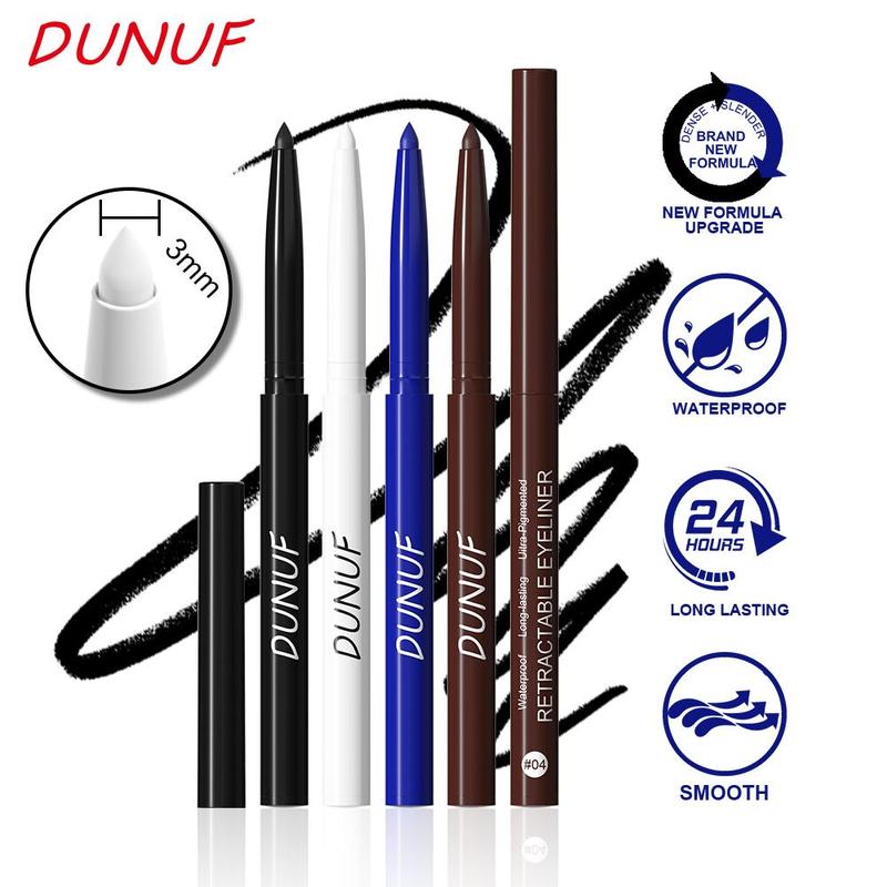 Long Lasting Eyeliner, 1 Count Waterproof Eyeliner, Sweat Proof Eyeliner, Easy Coloring Eyeliner, Eye Makeup Tool for Women & Girls, Cosmetic Accessories, Christmas Gift