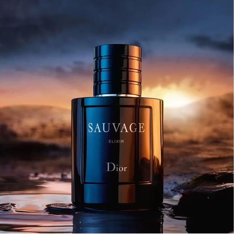 Christian Dior Sauvage Elixir for Men Elixir-Spicy Fresh and Woody Notes 3.4 Ounce 100 ml Luxury Perfumes